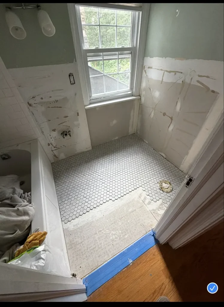 Bathroom Renovation and Flooring Installation in Wynnewood — wynnewood